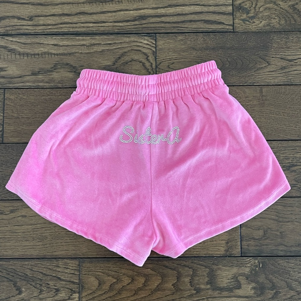 YESSTYLE BARBIECORE PINK BLING Y2K SUMMER BOOTY SHORTS